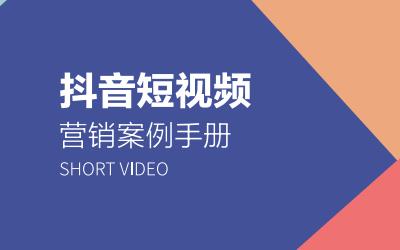 抖音短视频营销案例手册，短视频行业颠覆传统营销格局