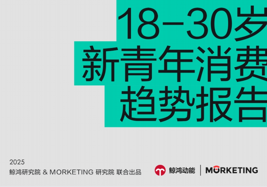 18-30岁新青年消费趋势行业分析报告-1